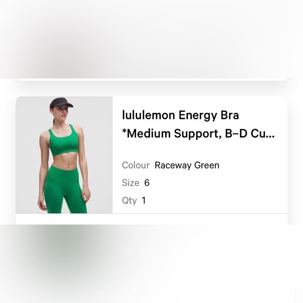 Lululemon Energy Bra